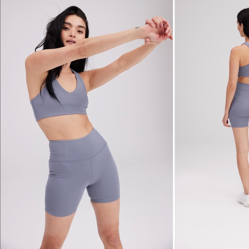 girlfriend collective float sea glass run short